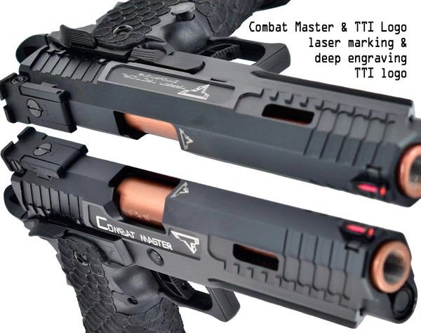 Army Armament Deluxe CNC Ver. TTI Licensed Combat Master 2011 Gas Blowback Pistol | Army Armament