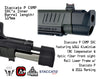 Army Armament Deluxe Ver. Licensed Staccato P Comp 2011 Airsoft Gas Blowback Pistol | Army Armament