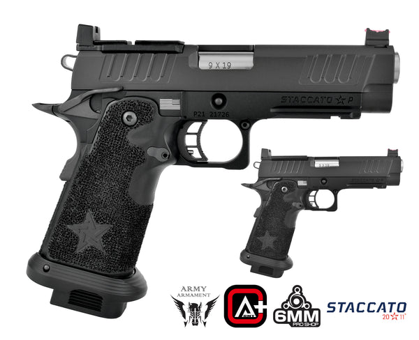 Army Armament Deluxe Ver. Licensed Staccato P 2011 Airsoft Gas Blowback Pistol | Army Armament
