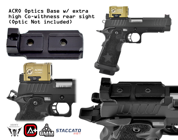 Army Armament Deluxe Ver. Licensed Staccato P 2011 Airsoft Gas Blowback Pistol | Army Armament
