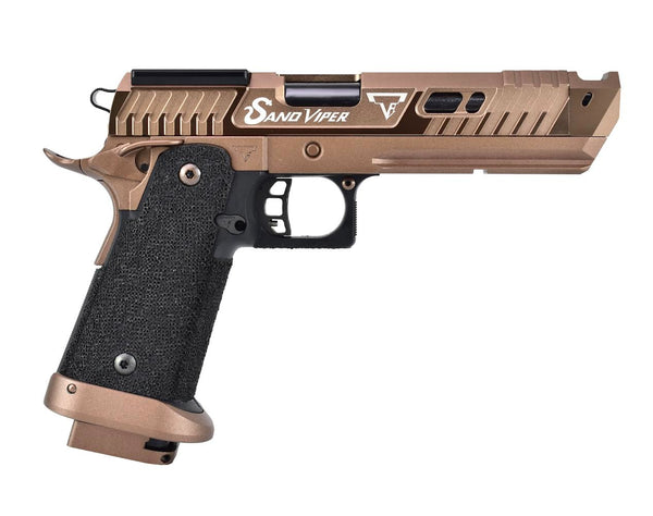 Army Armament Deluxe CNC Ver. TTI Licensed Sand Viper Airsoft Gas Blowback Pistol | Army Armament