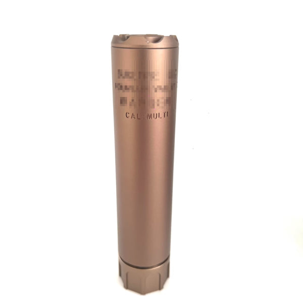 SF Warden Style Non-QD Aluminum Airsoft Mock Suppressor – Tan 14mm Negative