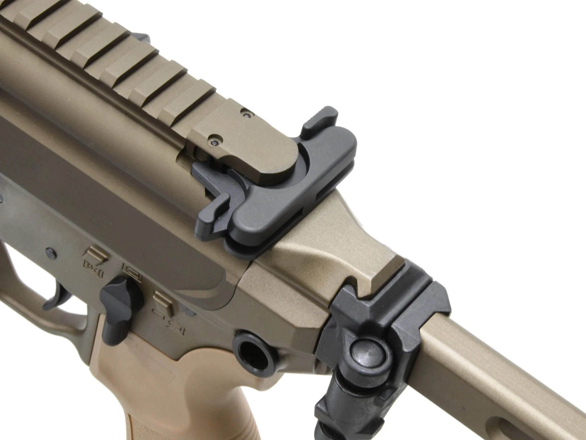 APFG MCX Spear LT 9” SBR Gas Blowback Airsoft Rifle – FDE