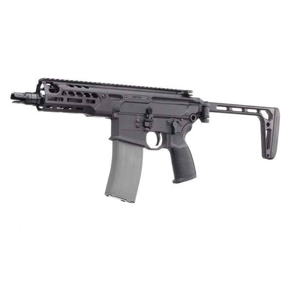 APFG MCX Rattler LT 6.75" Gas Blowback Airsoft Rifle – Black