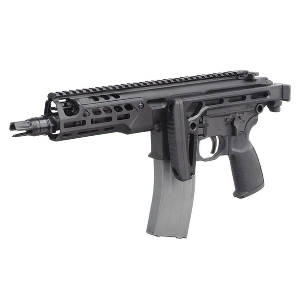 APFG MCX Rattler LT 6.75" Gas Blowback Airsoft Rifle – Black