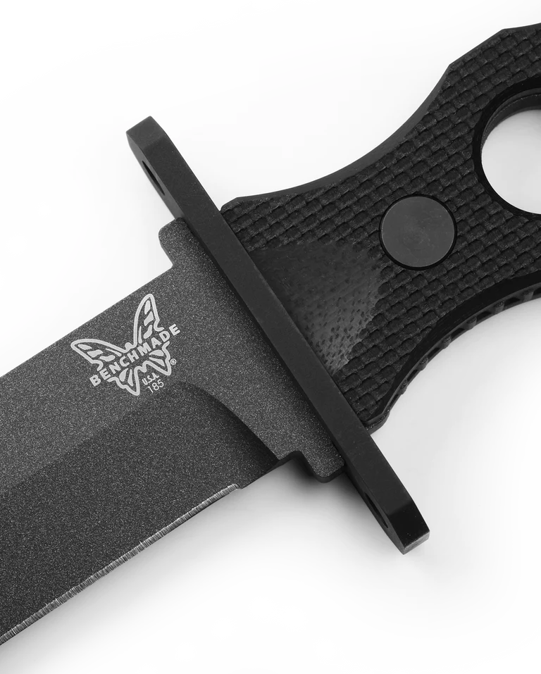 Benchmade SOCP Fixed Blade Dagger – Black Handle & Sheath/CPM-3V | Benchmade USA