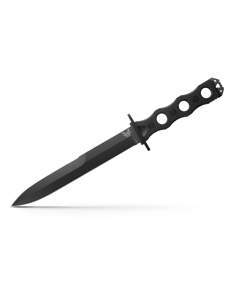 Benchmade SOCP Fixed Blade Dagger – Black Handle & Sheath/CPM-3V | Benchmade USA