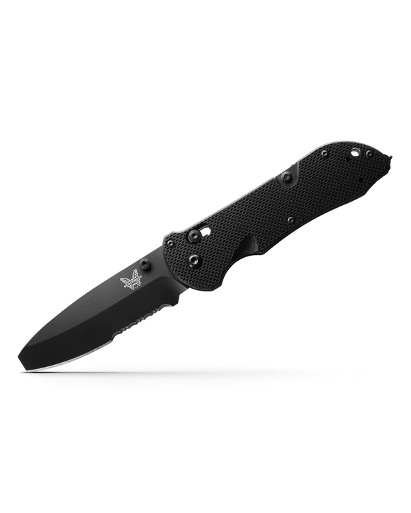 Benchmade 916SBK Triage Folding Knife – N680 Ultra Stainless w/ Glass Breaker & Safety Cutter | Benchmade USA