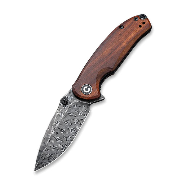 Civivi 2020DS-2 Pintail Flipper Folding Knife – Damascus Blade w/ Cuibourtia Wood Handle | Civivi Knives