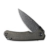 Civivi 2102DS-3 Brazen Flipper Folding Knife – Damascus Blade w/ Dark Green G10 Handle | Civivi Knives