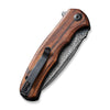 Civivi C18026C-DS1 Mini Praxis Folding Knife w/ Wooden Handle – Damascus Steel