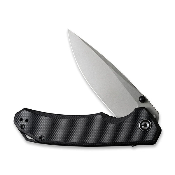 Civivi C2102C Brazen Flipper Folding Knife w/ Black G10 Handle – 14C28N Blade