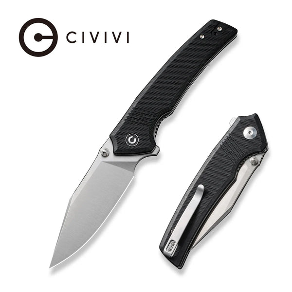 Civivi C23027-1 Tranquil Folding Knife w/ Black G10 Handle – 14C28N Sandvik Steel