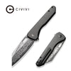 Civivi C23060-DS1 Nugz Flipper Folding Knife w/ Carbon Fiber & G10 Handle – Damascus Steel