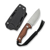 Civivi C23094-4 Timberbark Fixed Blade Knife w/ Wooden Handle – Sandvik 14C28N Blade