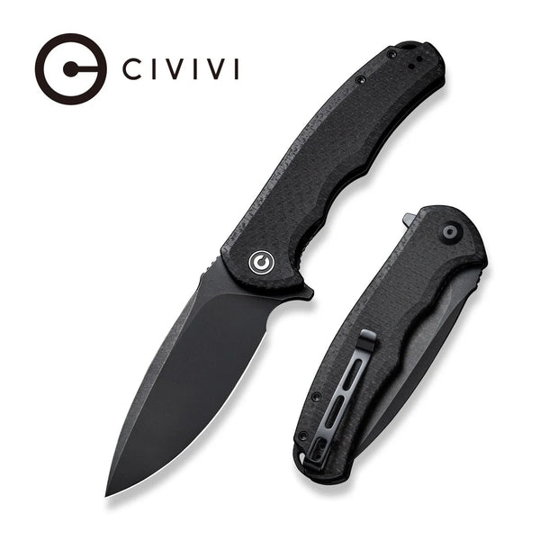 Civivi C803G Praxis Flipper Folding Knife w/ Black G10 Handle