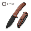 Civivi C803H Praxis Flipper Folding Knife w/ Wooden Handle