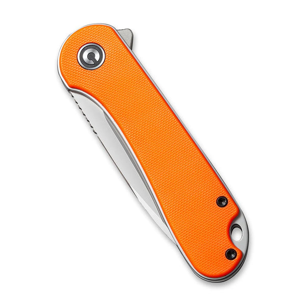 Civivi C907R Elementum Folding Knife w/ Orange G10 Handle - D2 Steel