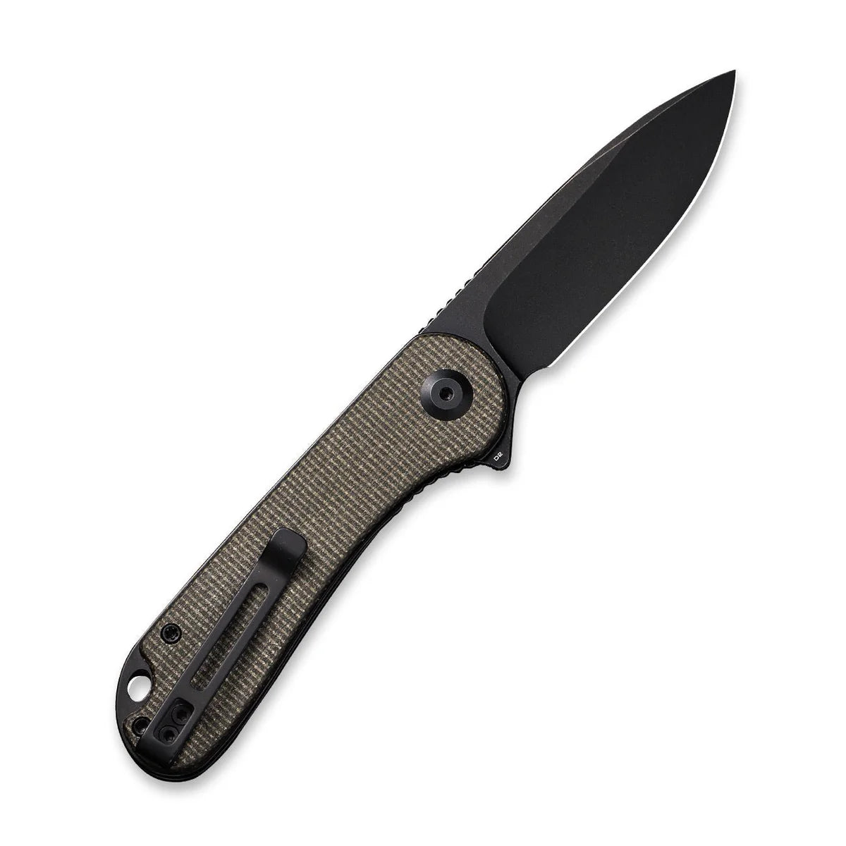 Civivi C907Z Elementum Flipper Folding Knife – D2 Steel w/ Green Micarta Handle