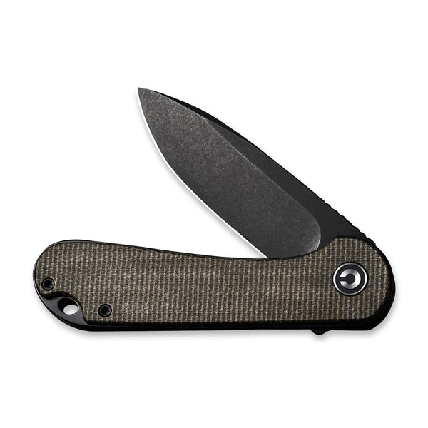 Civivi C907Z Elementum Flipper Folding Knife – D2 Steel w/ Green Micarta Handle