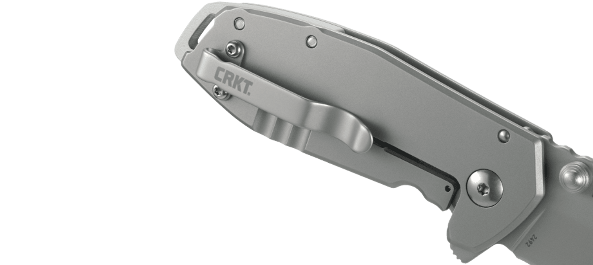 CRKT 2492 Squid Assisted Folding Knife - Silver | CRKT