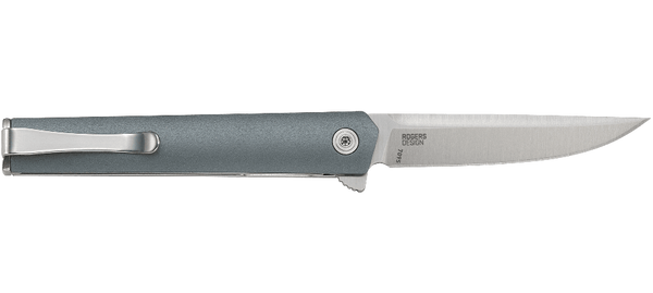 CRKT CEO Compact Flipper Folding Knife  - Gray Handle | CRKT