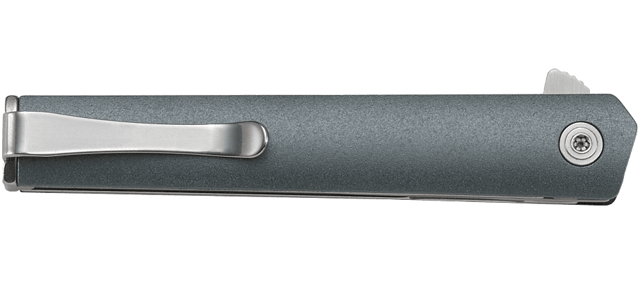 CRKT CEO Compact Flipper Folding Knife  - Gray Handle | CRKT