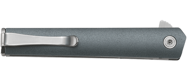 CRKT CEO Compact Flipper Folding Knife  - Gray Handle | CRKT