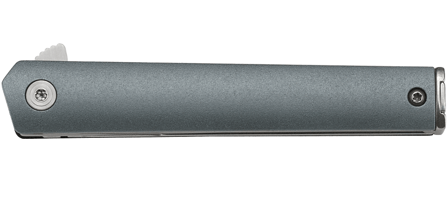 CRKT CEO Compact Flipper Folding Knife  - Gray Handle | CRKT