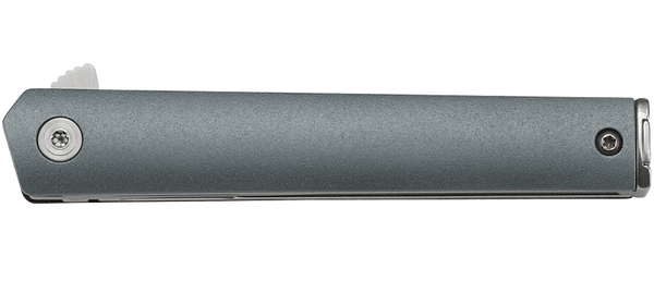 CRKT CEO Compact Flipper Folding Knife  - Gray Handle | CRKT
