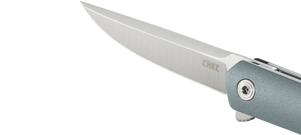 CRKT CEO Compact Flipper Folding Knife  - Gray Handle | CRKT