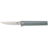 CRKT CEO Compact Flipper Folding Knife  - Gray Handle | CRKT