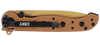 CRKT M16-01DZ Spear Point Folding Knife w/ D2 Steel – Desert Tan | CRKT