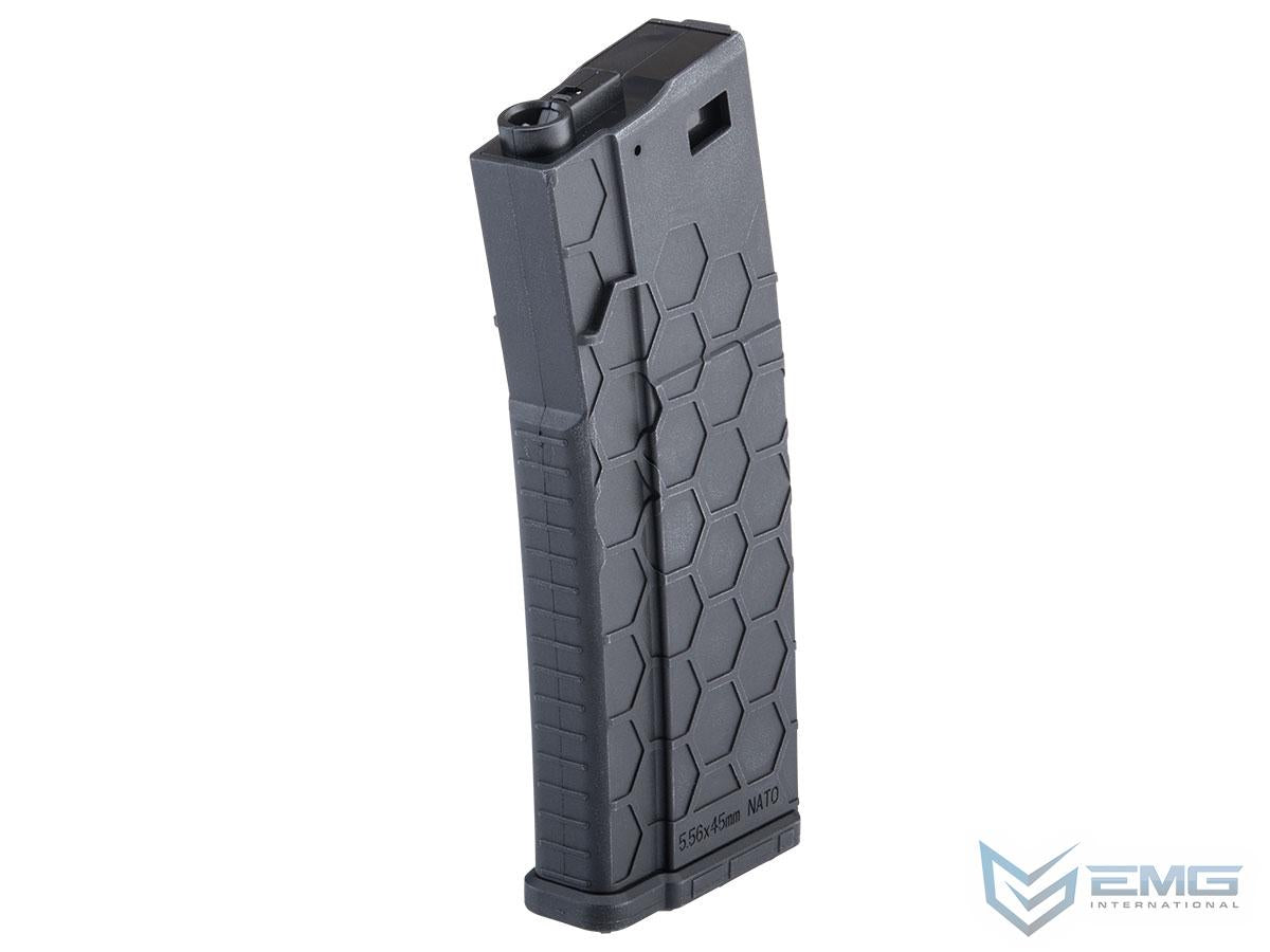 EMG Hexmag 230rds Mid-Cap Magazine for M4/M16 Series Airsoft AEG Rifle – Black | EMG