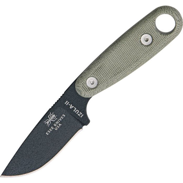 ESEE IZULA II Fixed Blade Knife w/ Kit – 1095 High Carbon Steel Desert Tan Handle | ESEE