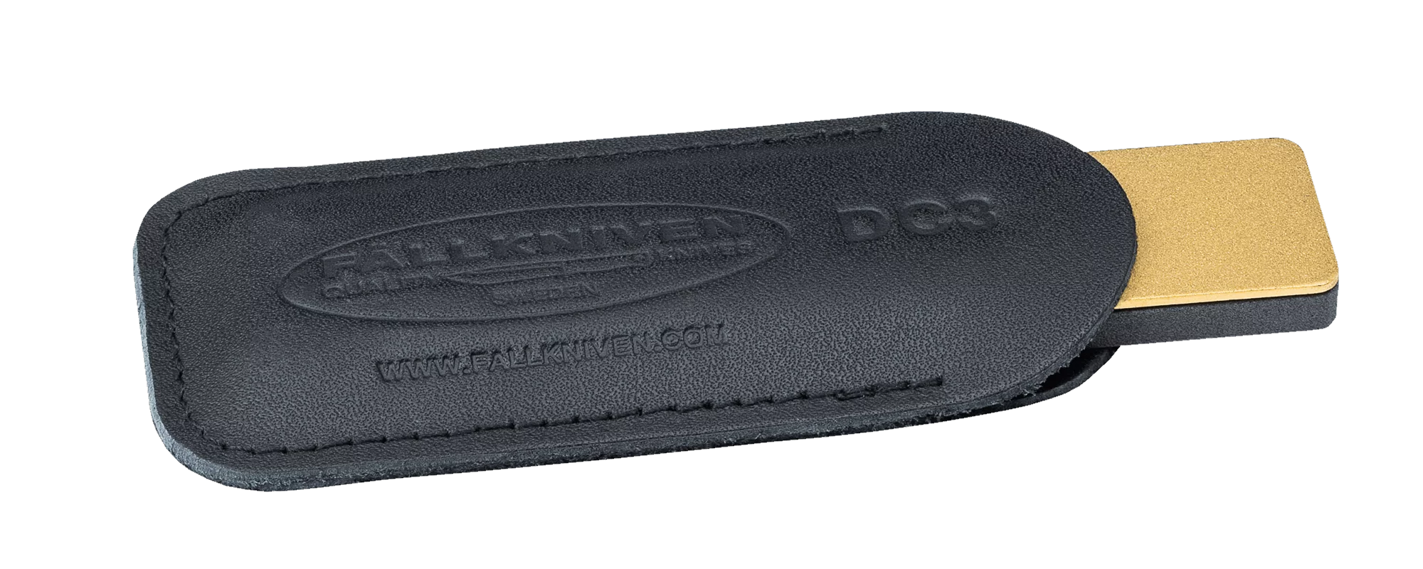 Fallkniven DC3 Diamond-Ceramic Pocket Size Sharpener w/ Leather Pouch | Fallkniven