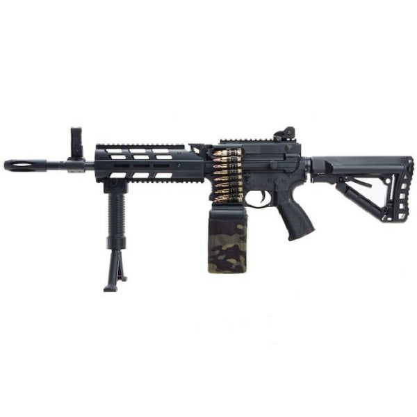 G&G CM16 LMG Airsoft AEG Light Machine Gun - Black | G&G