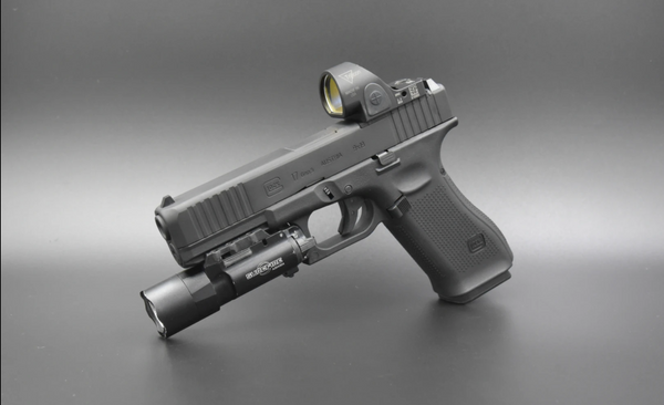 GHK Glock 17 Gen 5 MOS Gas Blowback Airsoft Pistol - Cerakote Aluminum Version | GHK