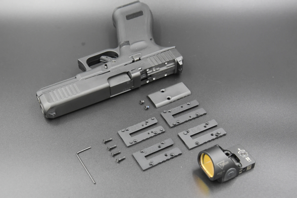 GHK Glock 17 Gen 5 MOS Gas Blowback Airsoft Pistol - Cerakote Aluminum Version | GHK
