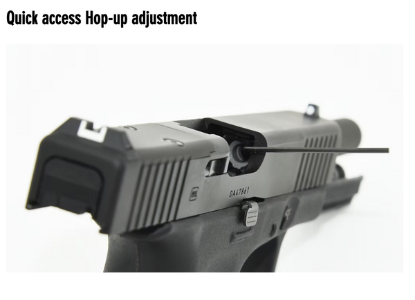 GHK Glock 17 Gen 5 MOS Gas Blowback Airsoft Pistol - Cerakote Aluminum Version | GHK