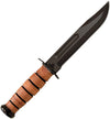 Ka-Bar 1220 Army Fighting Knife – 7” Straight Edge w/ Leather Sheath | Ka-Bar