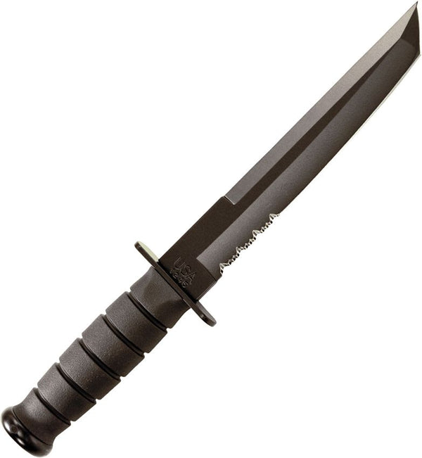 Ka-Bar 1245 Black Combat Knife – Tanto Tip | Ka-Bar