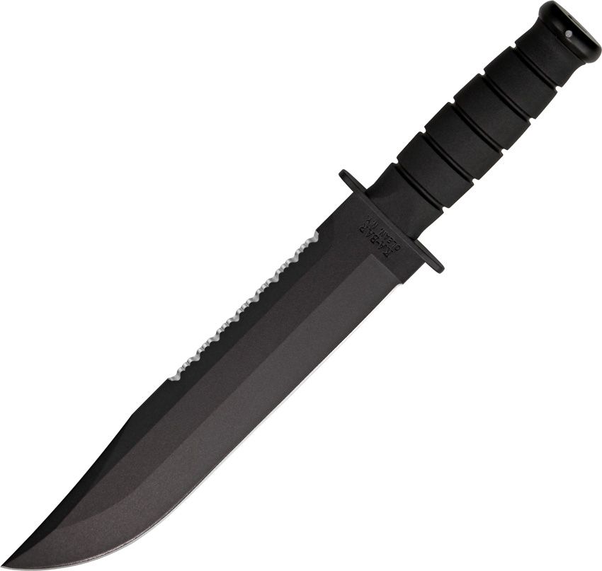 KA-BAR Big Brother Combat/Survival Bowie – Rubber Handle, Saw-Back | Ka-Bar