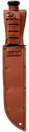 KA-BAR Big Brother Combat/Survival Bowie Knife – Leather Handle, Saw-Back | Ka-Bar