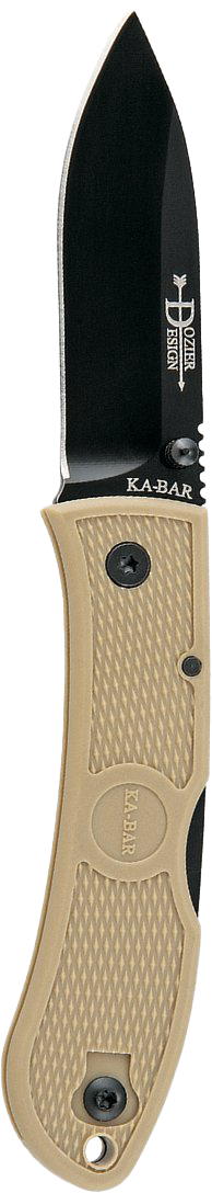 Ka-Bar 4062CB Dozier Hunter Folding Knife – Coyote Brown Handle | Ka-Bar