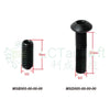 LCK PK-218 Airsoft AK Rear Sight Rail System – 6061 AL & Steel
