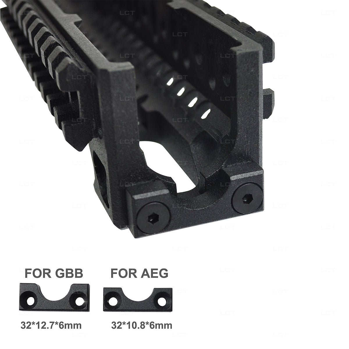 LCT ZHK-74UN Zenit Style Handguard Kit for LCKS74UN – Black