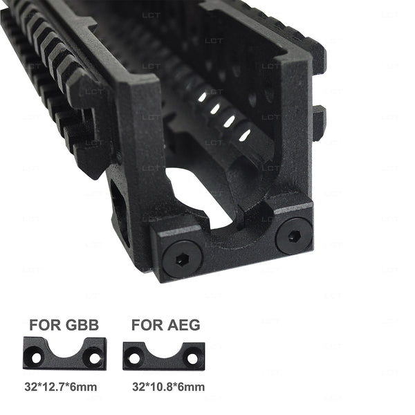 LCT ZHK-74UN Zenit Style Handguard Kit for LCKS74UN – Black