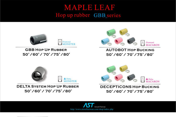 Maple Leaf Autobot Hop-Up Bucking For WE/Tokyo Marui Gas Guns/VSR-10 – 60 Degree | Maple Leaf