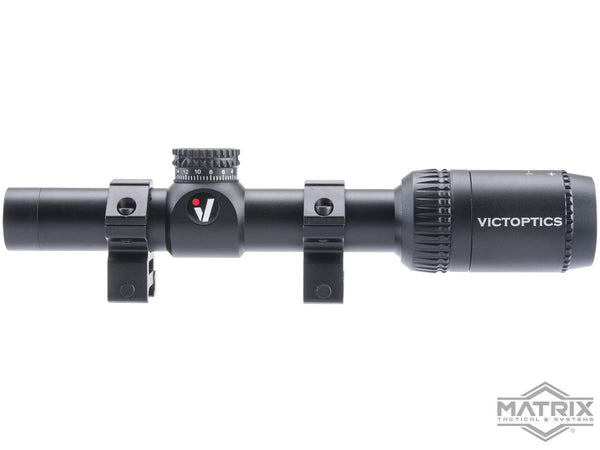 Matrix X4 1-4x20 Second Focal Plane Tactical Scope w/ Mounting Rings by VictorOptics | Matrix